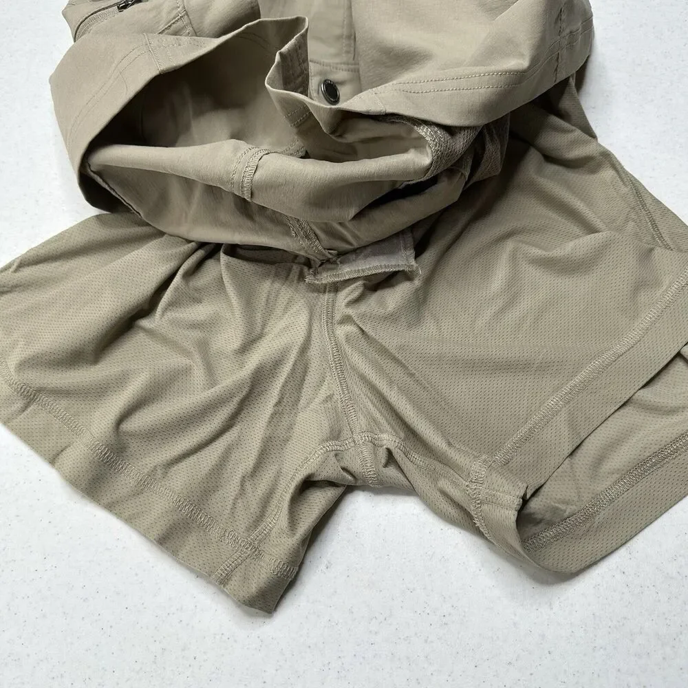 Duluth Trading Skort Womens 6 Dry On The Fly Beige Active Skirt/Shorts Gorpcore